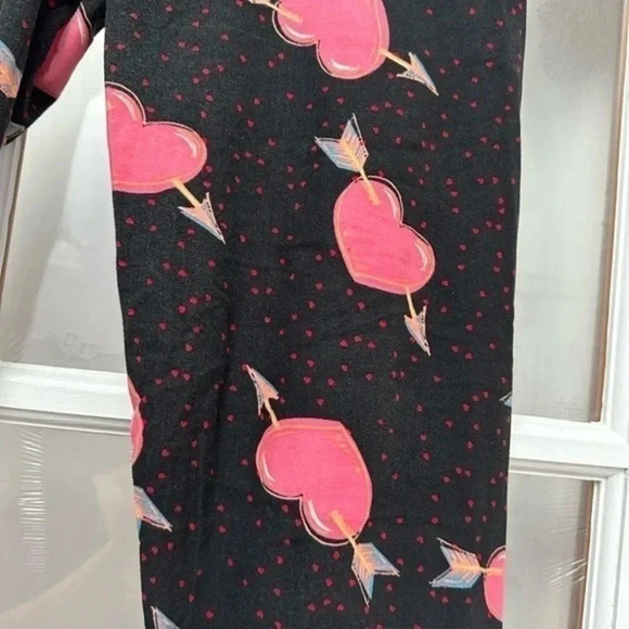 LuLaRoe TC Tall & Curvy Valentines Day Hearts Love Leggings Fits Size L - 1X - Picture 5 of 5
